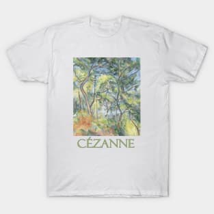 Sous Bois by Paul Cezanne T-Shirt